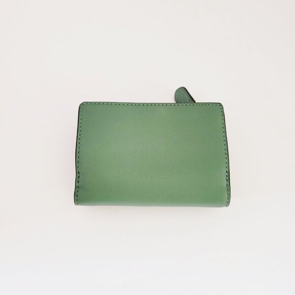 Coach CR799 Smooth Leather Micro Wallet Sage Mini Clutch - Picture 3 of 7